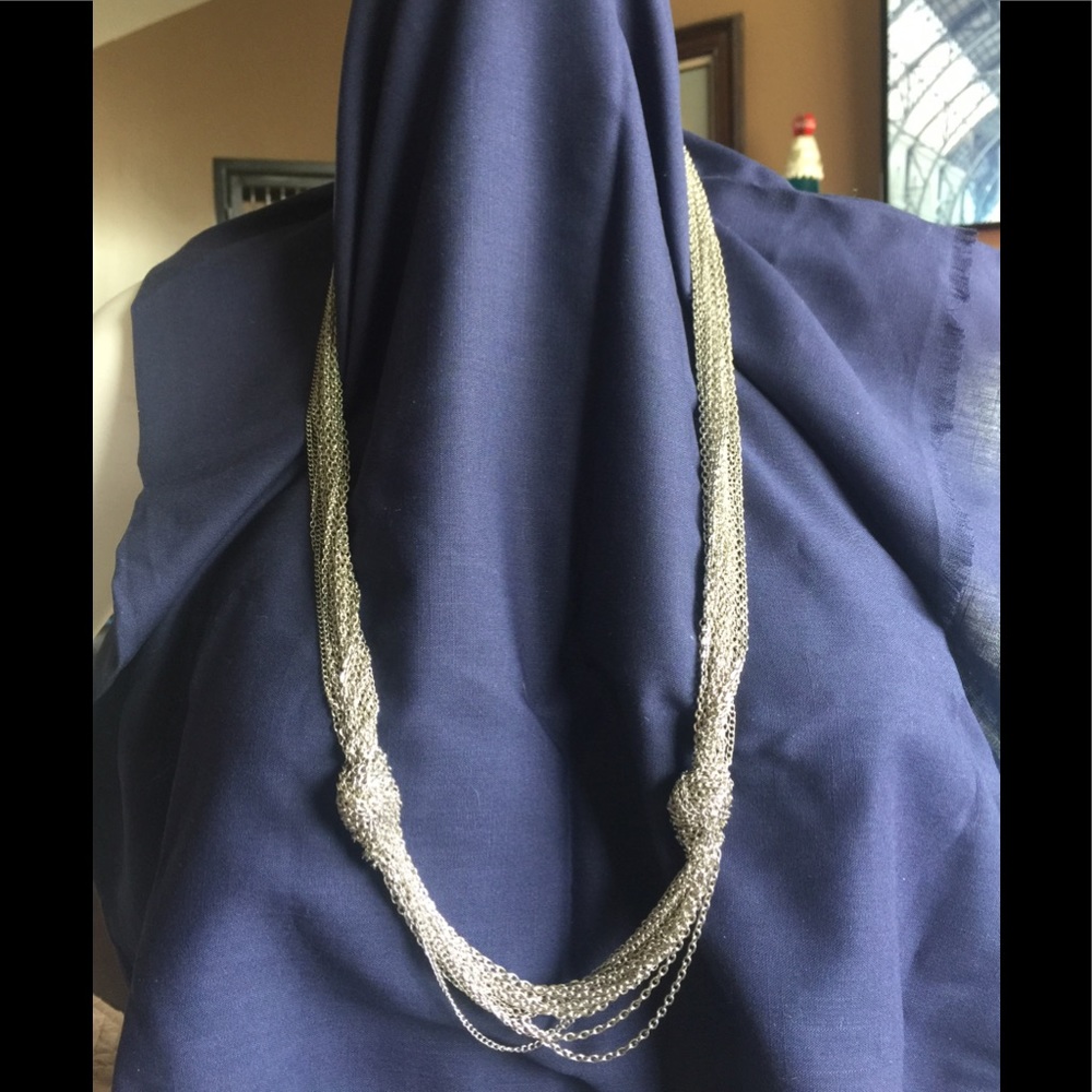 18 Strand Double Knotted Necklace